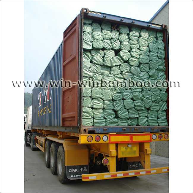 bark mats loading container