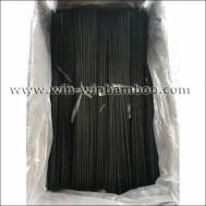 Mao Moso bamboo flower sticks dyed black color of one end pointed